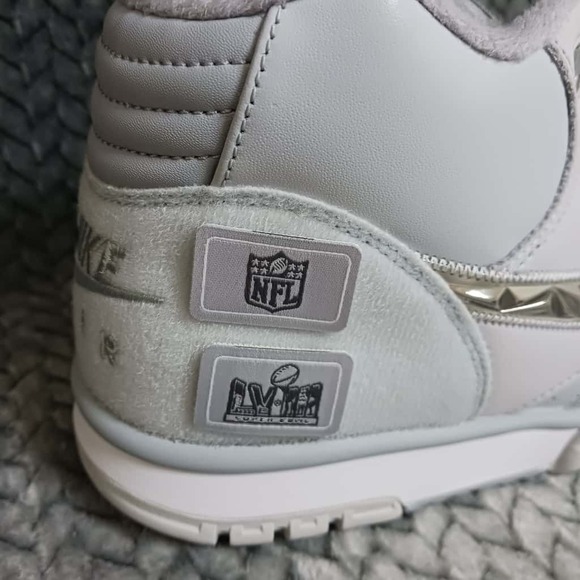 Nike Air Trainer 1 SB LVIII Shoes Mens Pure Platinum Super Bowl FJ6195-002 Sz 11 - Picture 7 of 11
